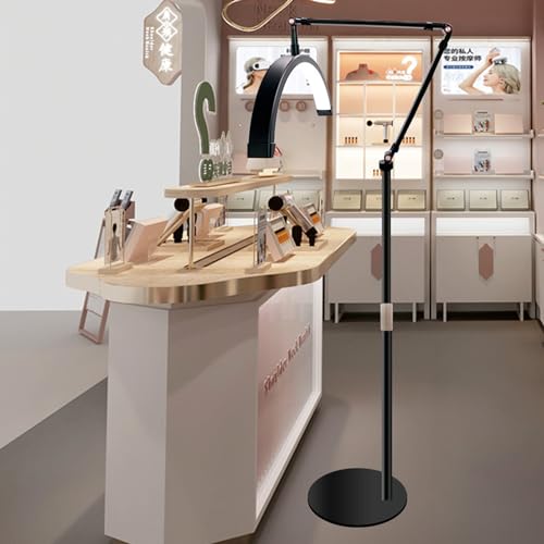 Lampe de beaute LED 3000-6000 K support telephone pour soin de la peau