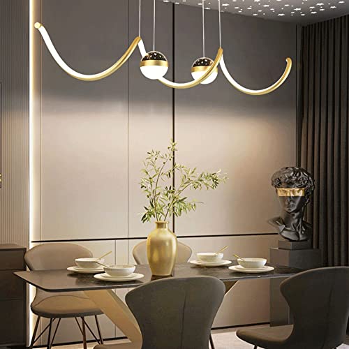 Lampe LED suspendue variable pour éviter l'éblouissement dans la cuisine - 2