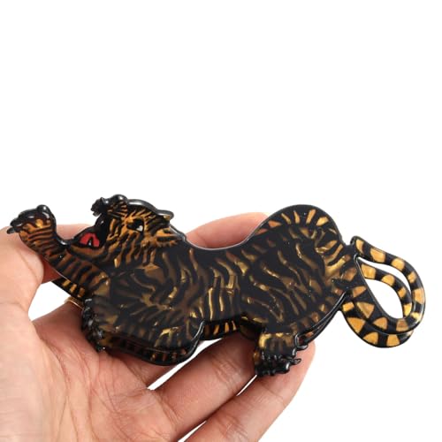 Tiger Claw Clip,Tiger Shape Animal Hair Clip,Animal Shape Hair Clips for women,Cute Funny Animal Hair Claw Clip for Girls,Farm Country Hair Accessories Gift Animal Barrettes Small Claw Barrettes