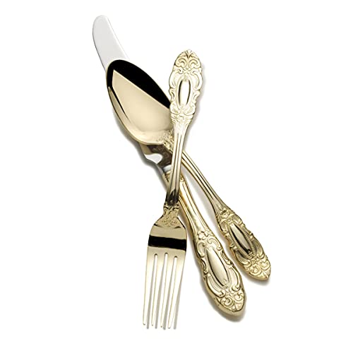 Wallace Duchess Flatware Set, 65 Piece, Golden - Thumbnail 2