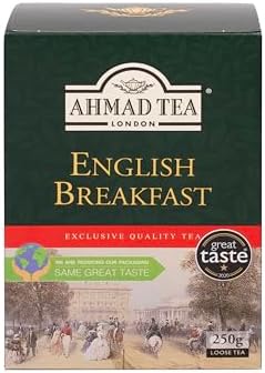 Ahmad Tea - English Breakfast - Schwarzer Frühstückstee - Assam & Ceylon Tee - Lose - 250g
