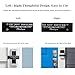 Do Not Disturb Sign for Doorbell - Rotatable No Solicitors Doorbell Cover, Pure Metal No Soliciting Sign for House/Office Doorbells, Easy to install, Block Video or Standard Button Ring to Keep Quiet for Sleeping Babies /Day Sleepers/Night Shift/Home Officers (Black, Right)