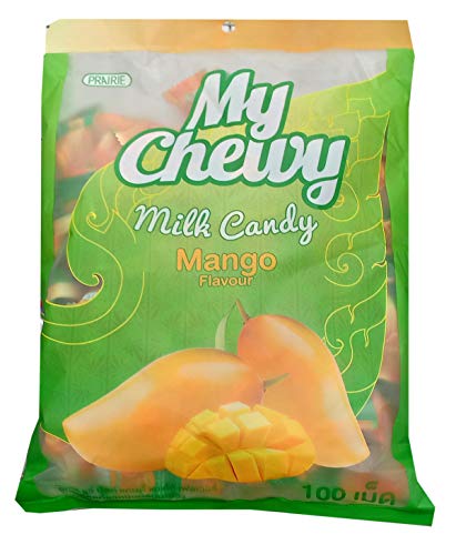 Caramelos masticables sabor mango 360g (100 piezas) miniatura 1
