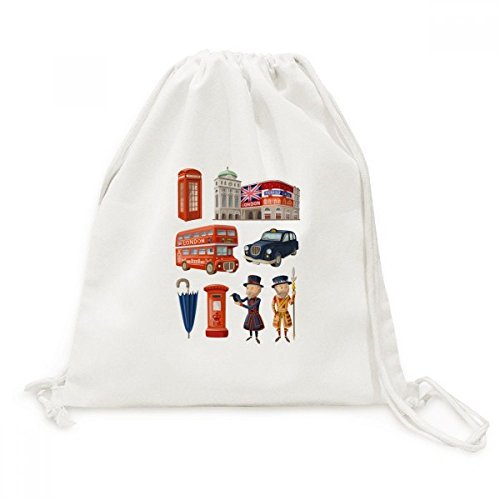 Sac de voyage souple anti-encombrement à motif cabine téléphonique rouge