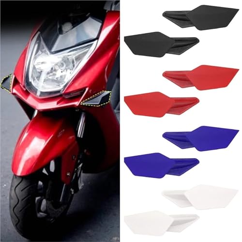 Kit d'ailes aérodynamiques rouge, l'aileron moto idéal pour le circuit