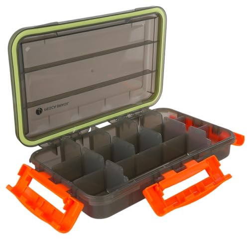 Pesca Brasil, Estojo com Divisórias e Travas de Segurança Organizador de Iscas Acessórios, PBC 271705