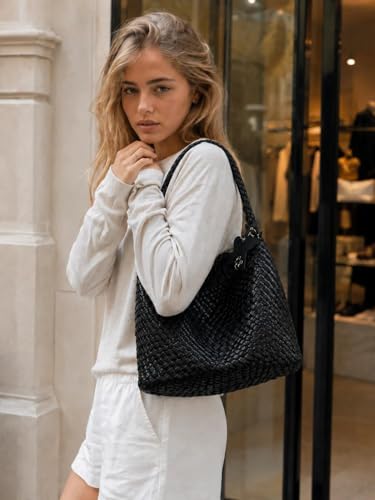 Bolso Tote de tejido liviano para mujer miniatura 3