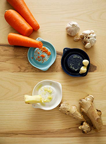 Sweese 803.103 Porcelain Grater Plate For Ginger, Garlic And Onion, 4 Inches, Navy #TOP6