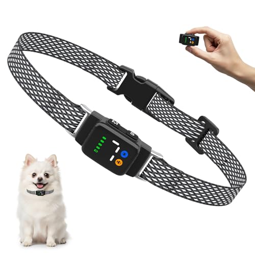 CAWJUG Collare antiabbaio per cani di piccola taglia, ultra sottile