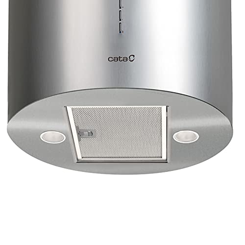 Miniatura 3 de Cata Modelo Isla Faro X 3 Extracción Campana Extractora Cocina 800m3 H-340m3 H Acabado En Acero Inoxidable Clase De Eficiencia Energética, 2 Velocidades