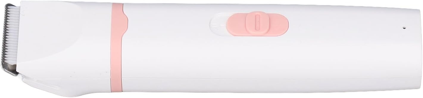 Pet Grooming Kit with 4 Different Blades, USB Rechargeable Dog Clippers and Trimmer, Cordless Dog Grooming Kit for Safe and Efficient Full Body Grooming, Includes Lubricant and (Roseate)