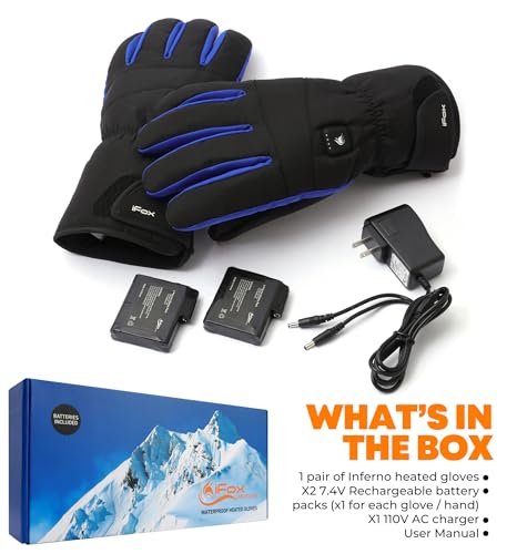 Ifox Creations Ifox Heated Gloves For Men And Women, 7.4V Rechargeable Battery Packs thumb #5