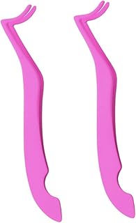 Beatifufu 2 Peças Pinças De Cílios Falsos Pinças Aplicadoras De Cílios Pinças De Cílios Para Extensões De Cílios Pinças Curvas Cílios Rímel Pinças De Cílios Miss Dedicado Clipe Especial