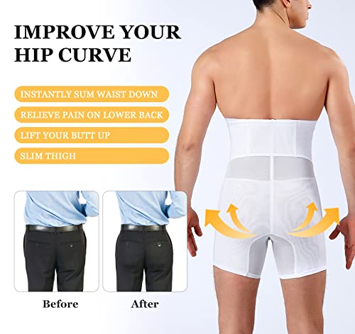 Aieoe Compression Briefs For Men Stomach Slimming Body Shaper High Waist Slimming Shapewear For Tummy Control #TOP3