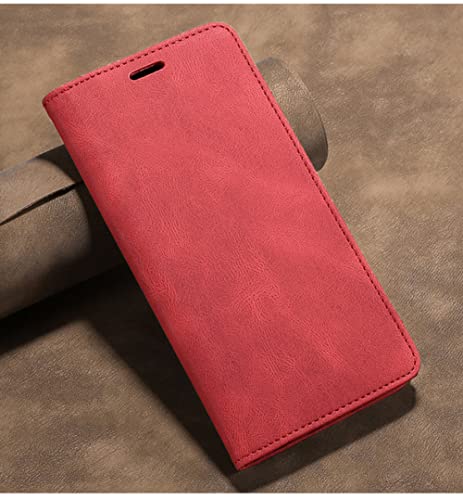Housse portefeuille Samsung M20 rouge l'accessoire chic de vos sorties