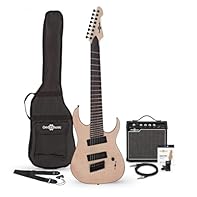 Everything you need to get started Hard-hitting, powerful tone from ceramic humbuckers Shred your way along the satin-finished maple neck w/ mahogany fillet The perfect tool if you're getting into rock and metal!