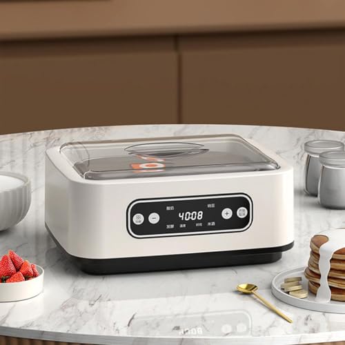 Yogurt Maker Machine, 1.6L Automatic Yogurt Maker Machine 36 Hours Adjustable Time Probiotic Incubator, Yogurt Maker with Temperature Control, LCD Display