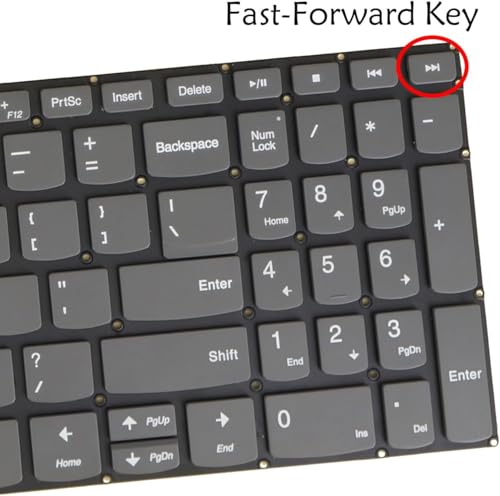 Image of Laptop Keyboard for Lenovo IdeaPad 3 15IML05 15IIL05 15ADA06 | US Layout, 5CB0X57656