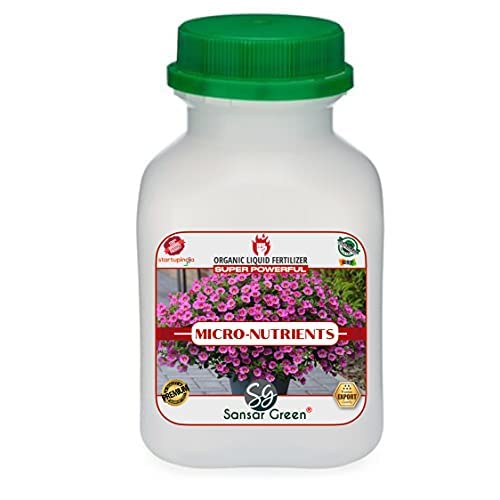 Sansar Green® Micro Nutrients Liquid Fertilizer, Premium Essential Super Powerful Liquid Fertilizer for the Best blooming of all Types of Plants with all required Nutrients (250 ml)