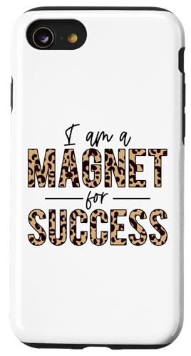 I am a magnet for success �ւ荂�� �|�W�e�B�u �C���X�s���[�V���� ���`�x�[�V���� �X�}�z�P�[�X iPhone SE (2020) / 7 / 8 �p