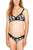 Blumen-Print ESPRIT Maternity Damen Brief AOP Umstandsbikinihose, Mehrfarbig (Black 001), 42 (Herstellergröße: XL/XX-Large)