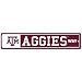NCAA Texas A&M University 22917010 Street/Zone Sign, 4.5" x 17"