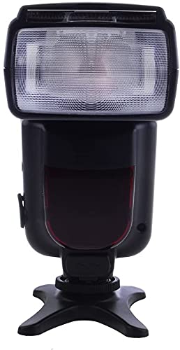 Manual LCD Display Universal Flash Speedlite Compatible with Nikon, Canon, Panasonic, Leica, Fujifilm, Pentax, Olympus, & Sony (Select Models) DSLR's
