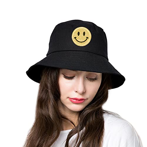 Bucket Hat,Unisex 100% Cotton Summer Travel Beach Sun Cap #TOP2