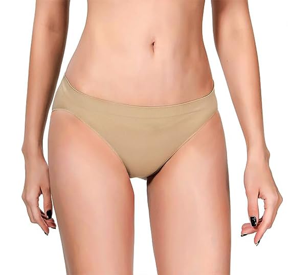 Pro Dance Ballet Briefs for Girls and Women Seamless Gymnastics Under-pants Dancer Beige Ballerina Underwear2