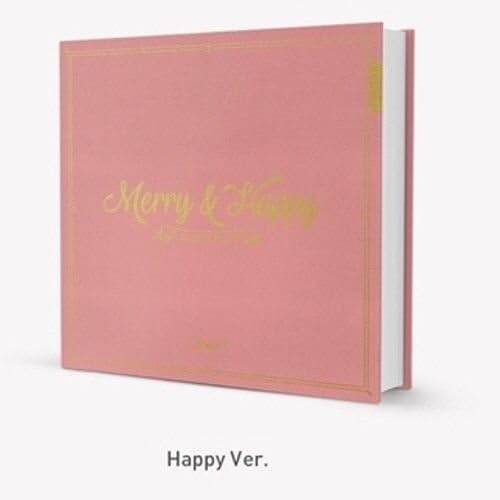 Twice Merry & Happy 1st Repackage Happy Ver 84p Photo Book+3p Photo Cards+1p Post Card+1p Sticker+extra Photocards Set K-POP SEALED