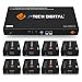 J-Tech Digital ProAV 1X8 HDMI Extender HDMI Amplifier HDMI Splitter over Ethernet Cable with Bi-Direction IR and EDID Functions (1x8)