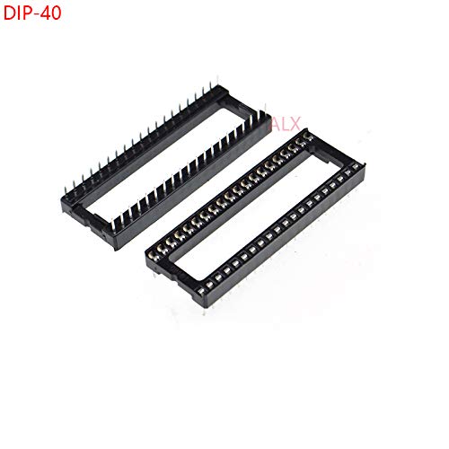 Wiring Connecting Terminals - 5PCS DIP40 IC Socket DIP CHIP Test Holder Adaptor 40 PIN dip-40 40p 40PIN 2.54MM Pitch Connector