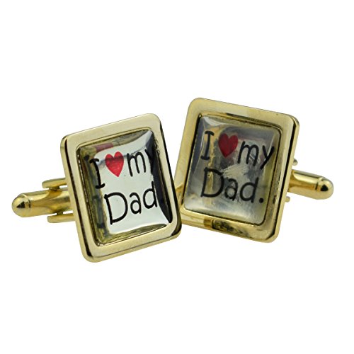 Mancuernillas hombre 2 tonos dorado y plata miniatura 1