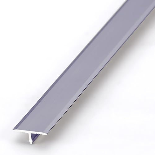 Miniatura 10 de Tira de transición para suelo plano, tira de moldura en T, tira divisora plana de 0.591 in, 0.787 in, 1.299 in, 1.575 in, tira de borde de metal,