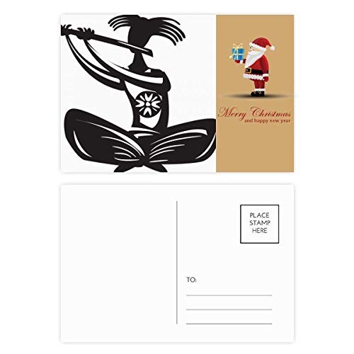 Cartes postales flûte de Noël mexicain lot de 20 pour éviter les vœux banals
