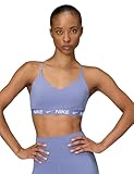 Nike Women's Indy Light Support Padded Adjustable Sports Bra, World Indigo, Medium
