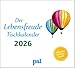 Der Lebensfreude-Tischkalender 2026: Der Lebensfreude-Kalender, der meistgekaufte deutschsprachige Kalender, zum Aufstellen. Mit motivierenden ... Spiralbindung, 17 x 15,6 cm