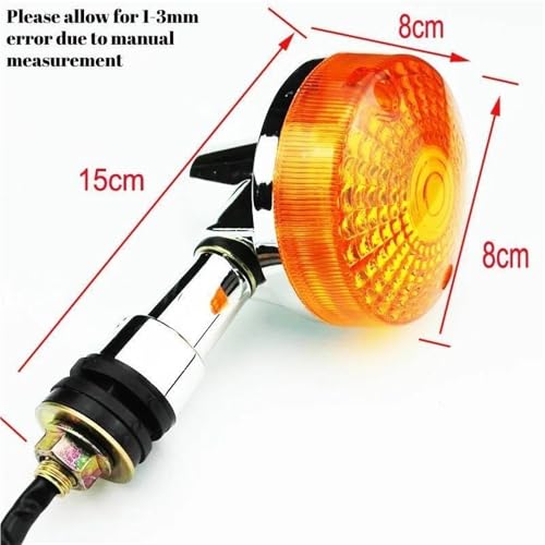 Problema de visibilidad resuelto con Intermitentes y Luces para GN GS 125 3