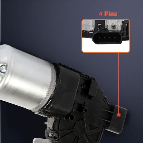 Image of cciyu Windshield Wiper Motor Replacement fit for 2009-2015 for Dodge Journey;-2010-2014 for Dodge Avenger;2008-2012 for Buick Enclave,2009-2012 for Chevrolet Traverse OE 40-1070