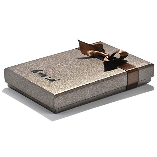 kinzd Slim Minimalist Zipper Credit Card Holder Leather Front Pocket Wallet with Keychain Ring Lanyard Strap - Thumbnail 7