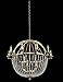 Allegri 037772-038-FR001 Pendolo - 15 Light 10 Arm Orb Chandelier, Brushed Champagne Gold Finish with Firenze Crystal