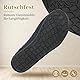 BARFULKER Hausschuhe Damen Herren Leichte Hüttenschuhe Rutschfest Pantoffeln Bequem Slip on Flache Home Slippers Unisex Haussocken Barfußschuhe Hausschuhsocken. Blau, 43 EU