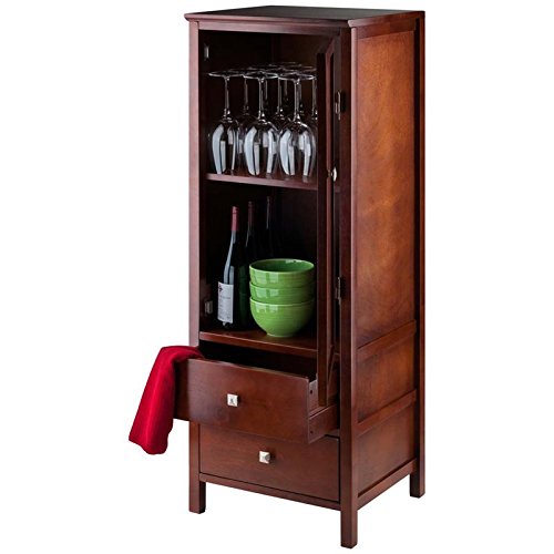 Winsome Brooke Storage/Organization, Walnut #TOP3
