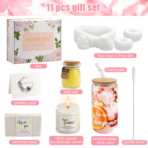Gifts for Women, Thank You Gifts for Women,Employee Appreciation Gifts, Gifts Basket Thanking of You Gift for Best Friends Female Women Sister Mom Wife Her Girlfriend Coworker - Thumbnail 2