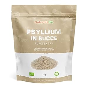 Biologische Psylliumschillen – Zuiverheid 99% – 1 kg. Psyllium husk Bio, natuurlijk en zuiver. Geproduceerd in India…