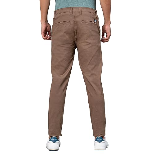 Image of Red Tape Casual Chinos for Men | Grey | Solid Woven Chinos | Skinny |Comfortable & Breathable | Durable & Moisture Absorbent | Cotton Chinos for Men