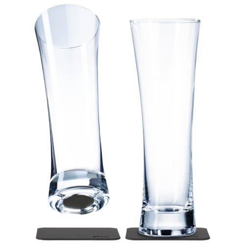 silwy Magnetic System, Crystal Glasses with Integrated Magnet and...