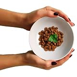 DRAIAX ElegantFeed M Bowl Hundenapf aus Keramik – Napf außen Matt innen glänzend Fressnapf für Hunde – Futternapf in weiß