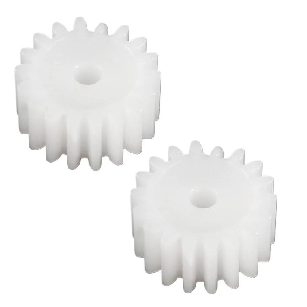 Cylindrical Drive 2pcs 1 Module Straight Teeth Gear 1M 17 Teeth Plastic Flat Gear 4mm 5mm 6mm 6.5mm 8mm 10mm Bore 19x8mm Cylindrical Gear Rack Machinery(10mm)