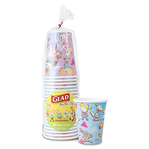Glad for Kids Nick ‘90s Shows Paper Cups ’ 90s Kids Show Characters